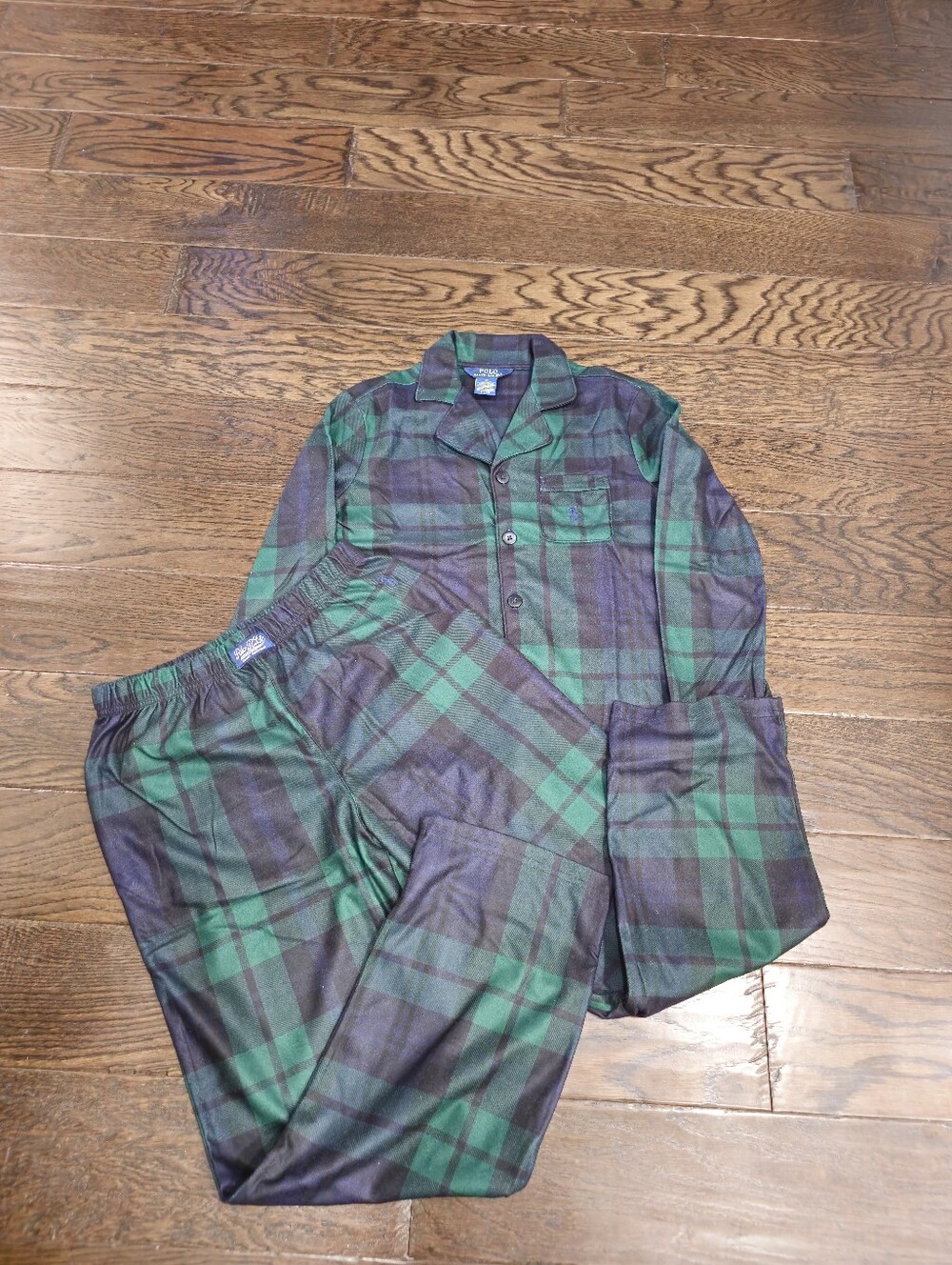 New Polo Ralph Lauren Pajamas Set, Size M, Fleece